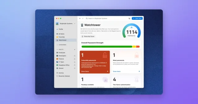 1Password screenshot