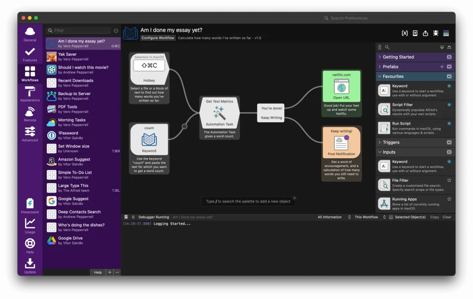 Alfred screenshot 2