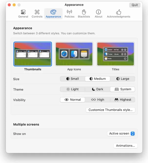 AltTab screenshot 5
