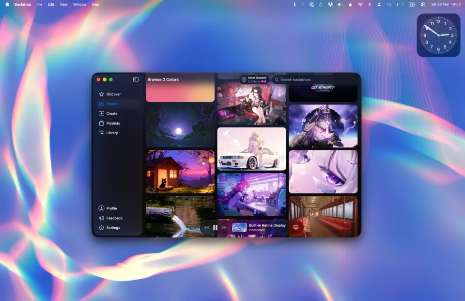 Backdrop screenshot 2