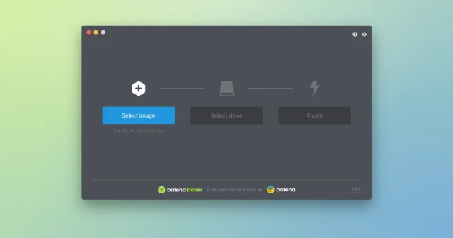 balenaEtcher screenshot