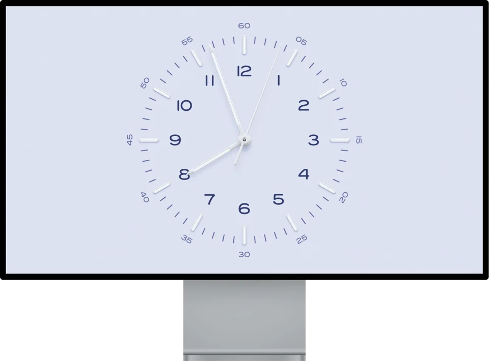 Bauhaus Clock screenshot 2