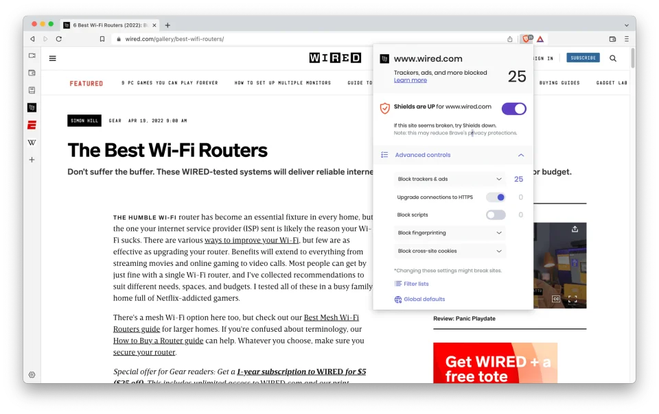 Brave Browser screenshot 2