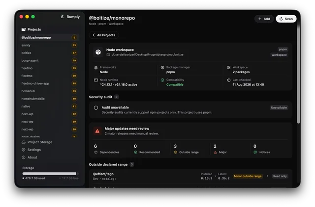 Bumply screenshot