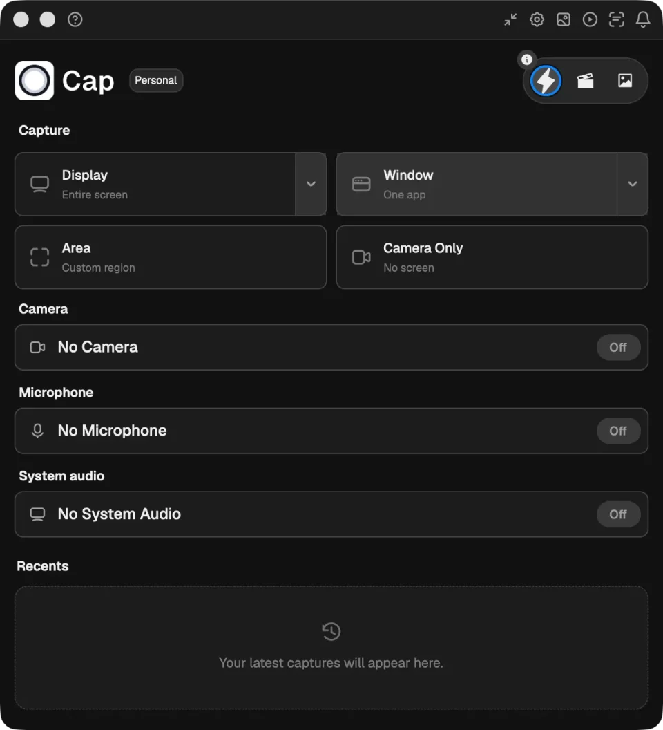 Cap screenshot 2
