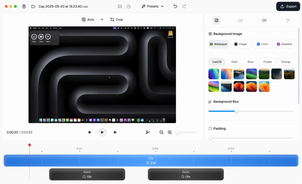Cap screenshot 3