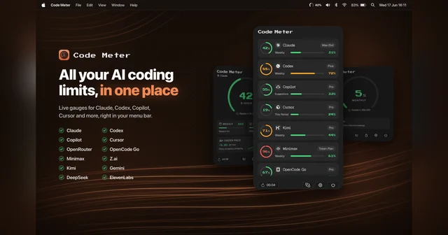 Code Meter screenshot