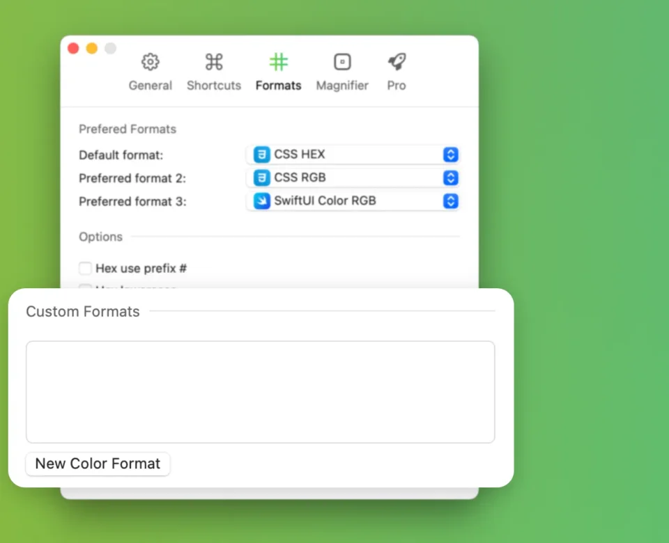 ColorSlurp screenshot 3