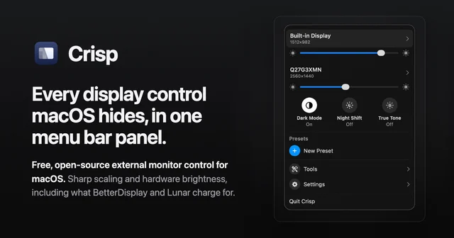 Crisp screenshot