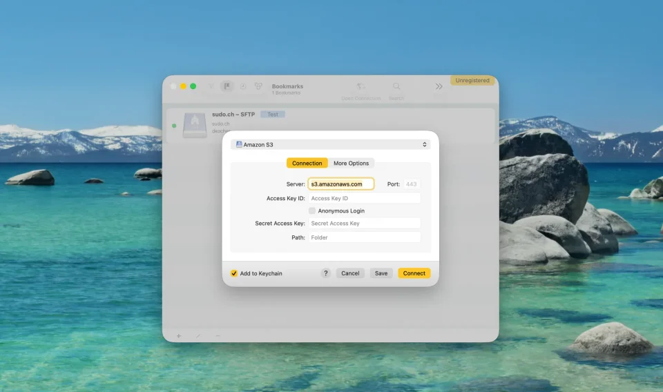 Cyberduck screenshot 5