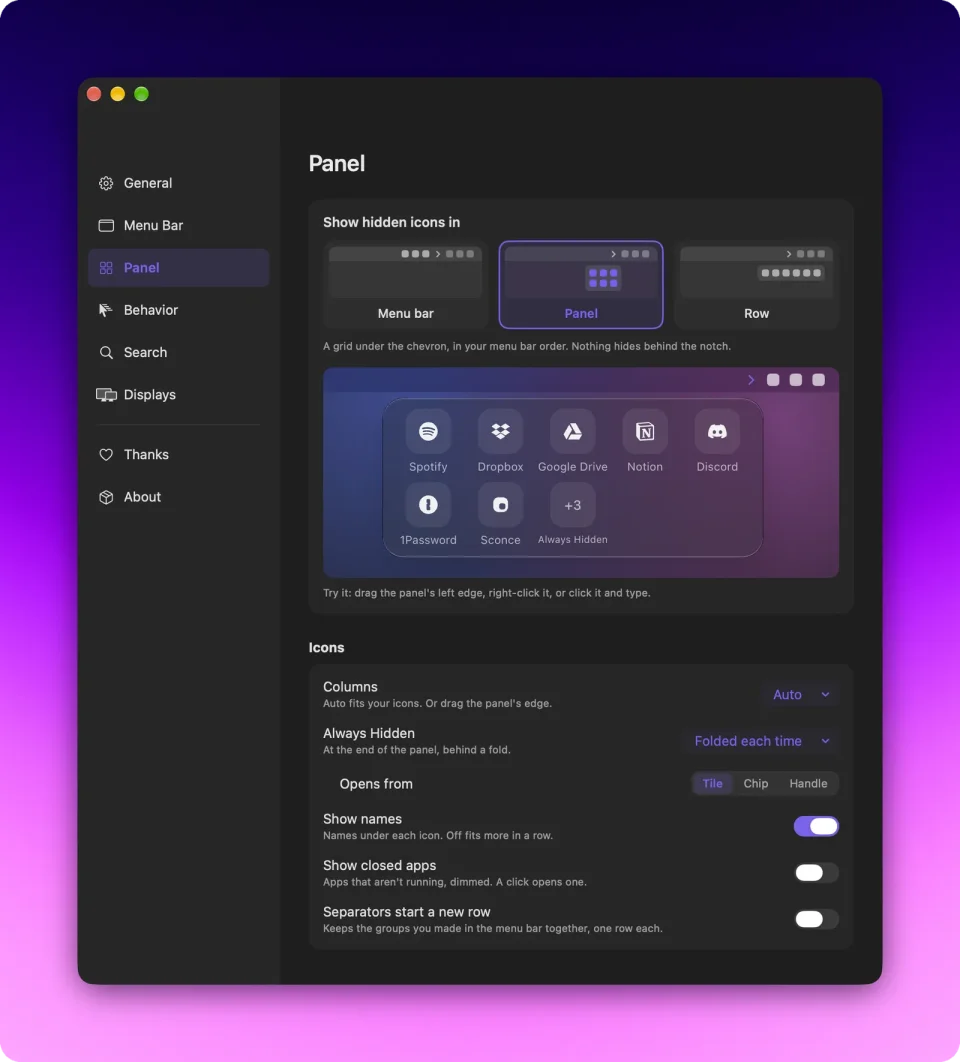 Dimble screenshot 2
