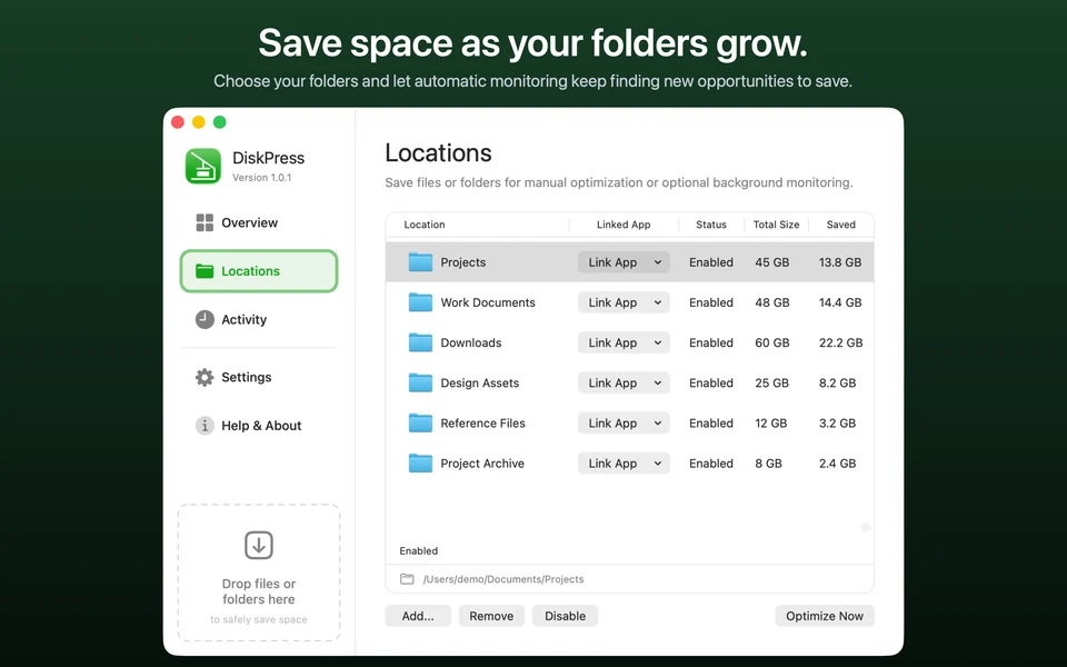 DiskPress screenshot 4