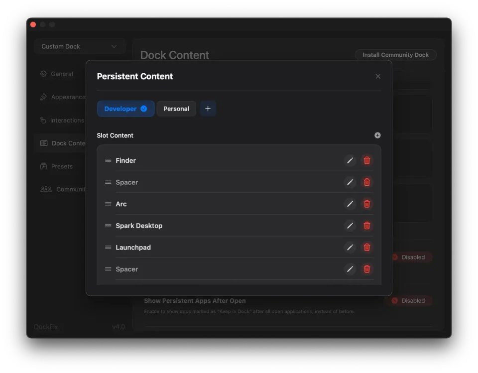 DockFix screenshot 2