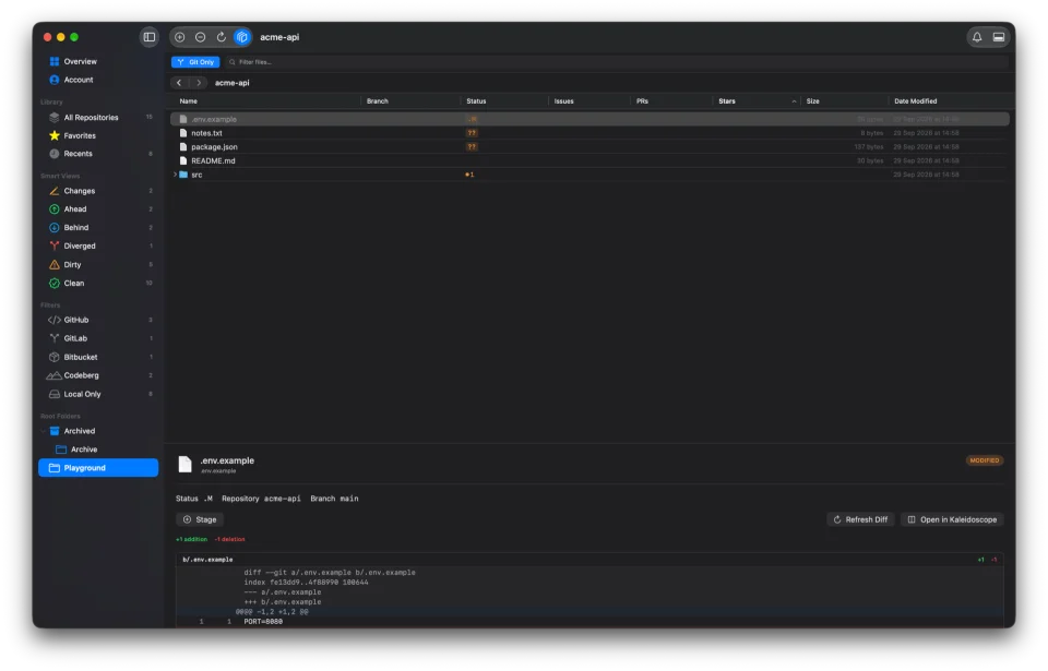 FinderGit screenshot 3