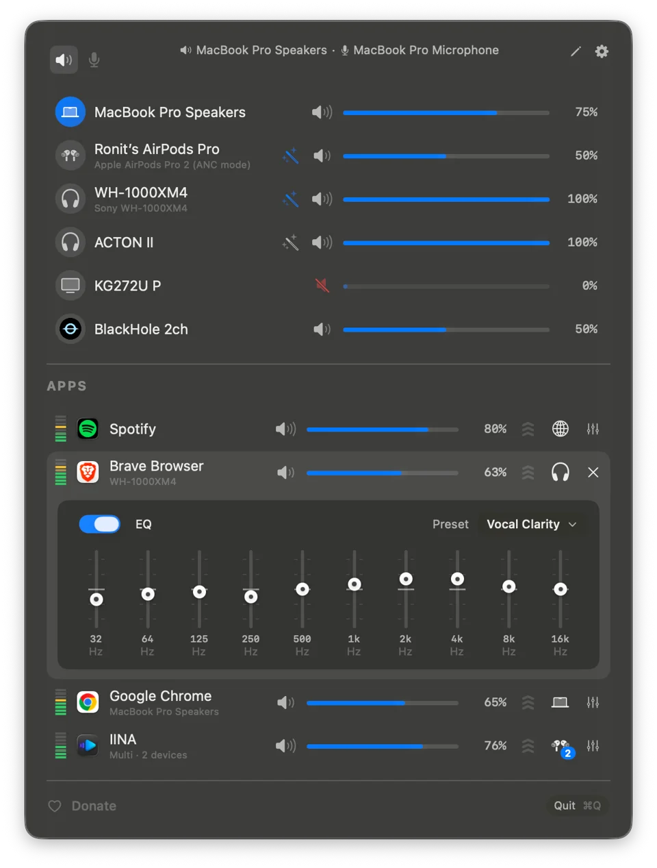 FineTune screenshot 2