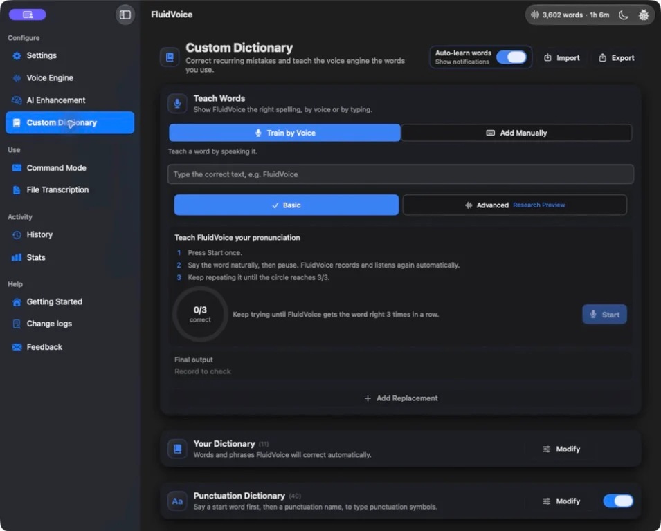 FluidVoice screenshot 2