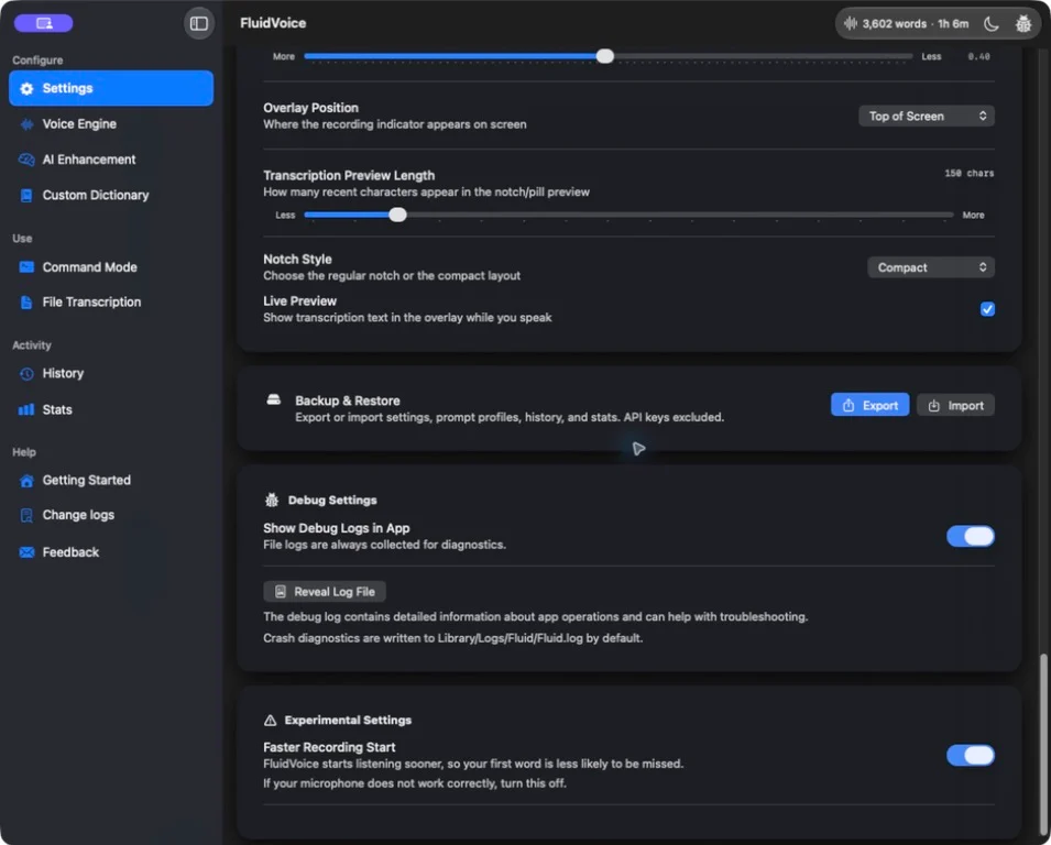 FluidVoice screenshot 4