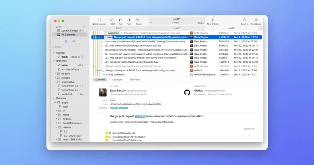 Fork screenshot