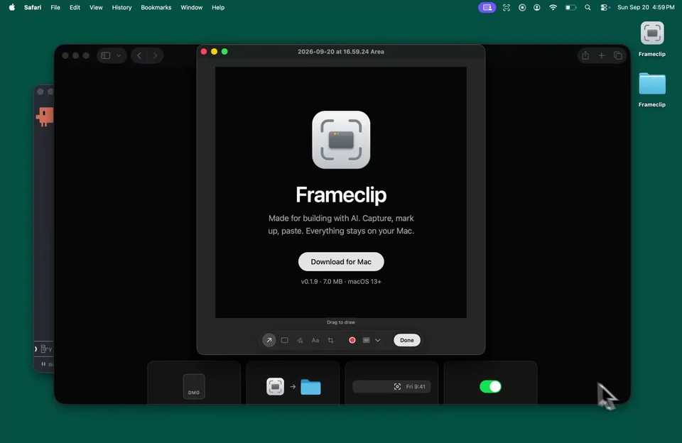 Frameclip screenshot 2