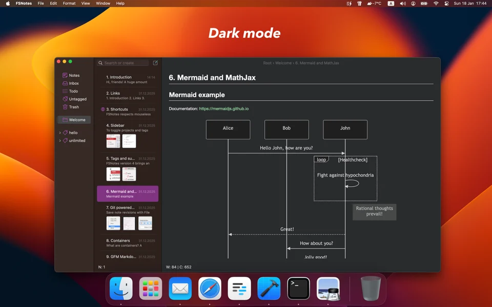 FSNotes screenshot 5