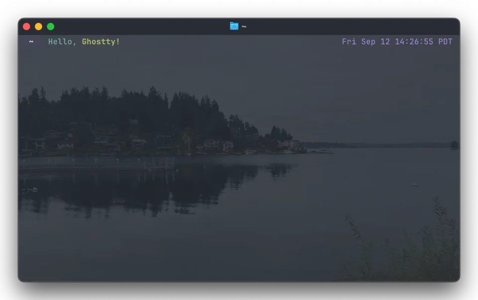 Ghostty screenshot 2