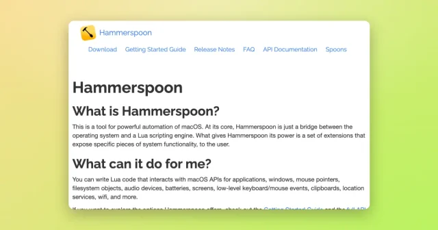 Hammerspoon screenshot