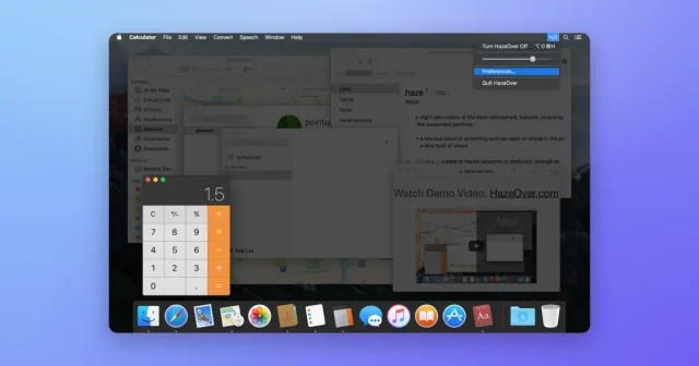 HazeOver screenshot