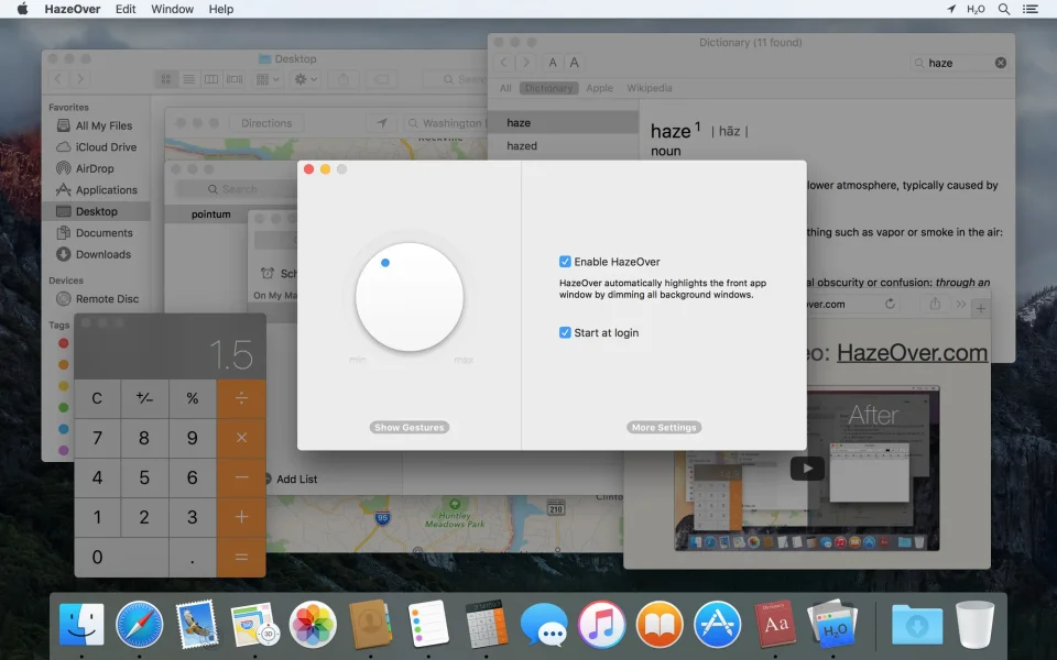 HazeOver screenshot 3