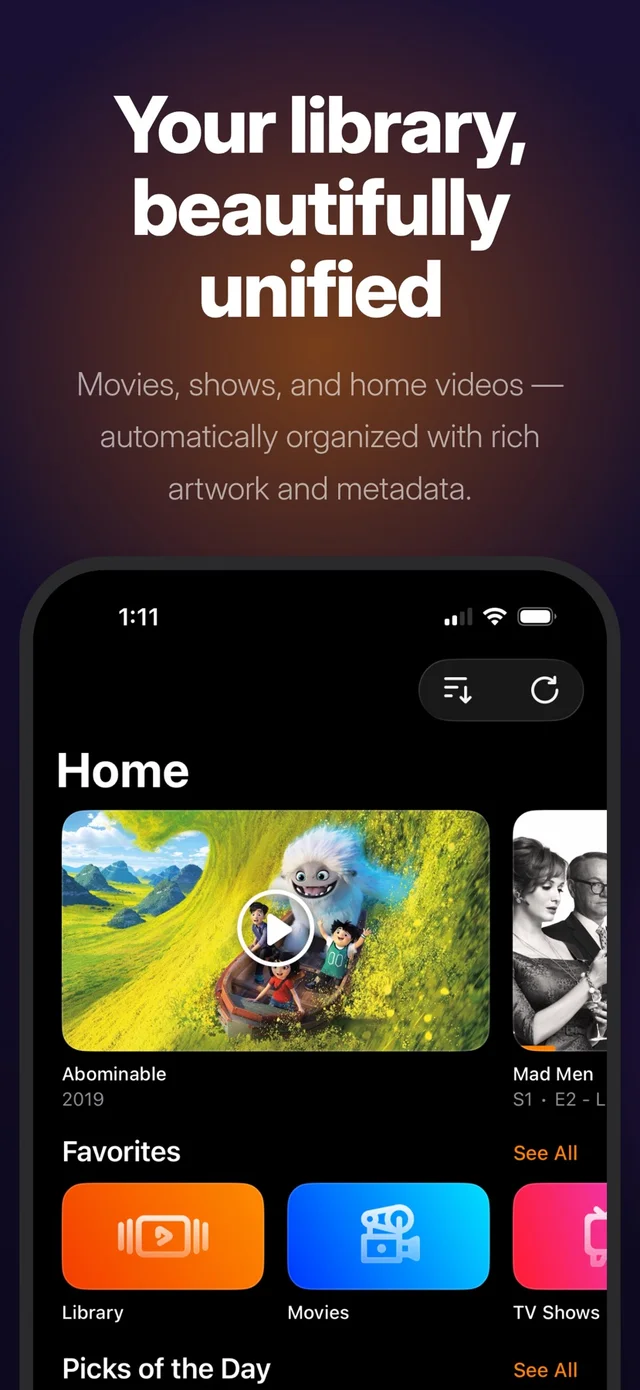 Infuse screenshot