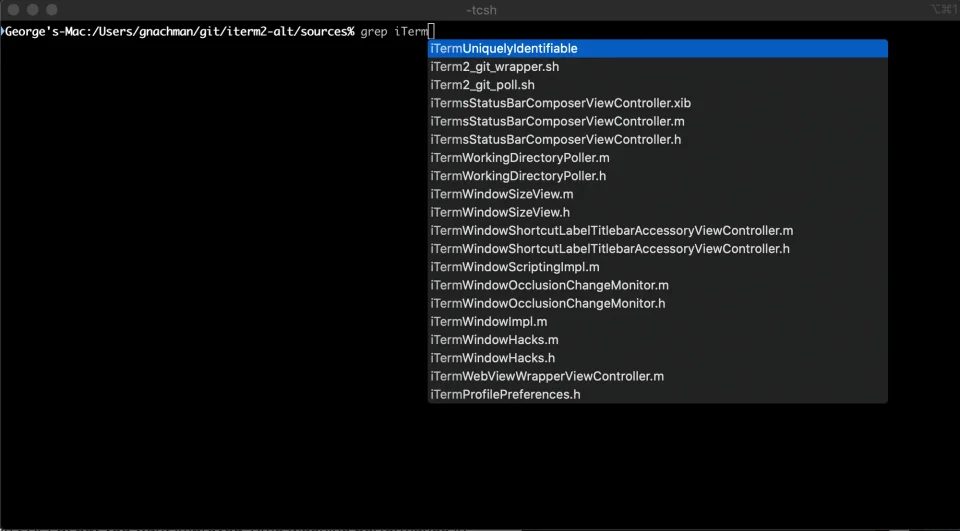 iTerm2 screenshot 3
