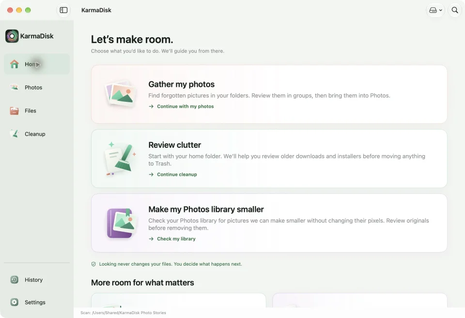 KarmaDisk screenshot 2