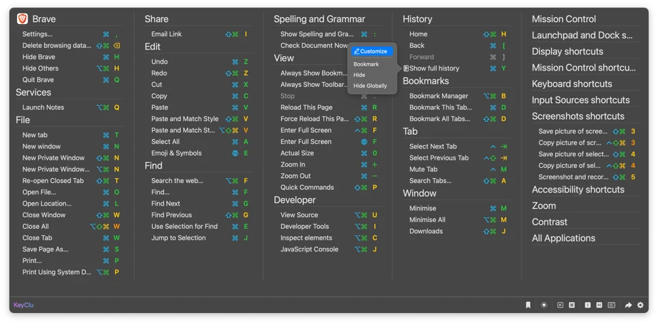 KeyClu screenshot 3