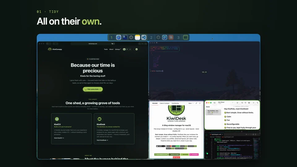 KiwiDesk screenshot 2