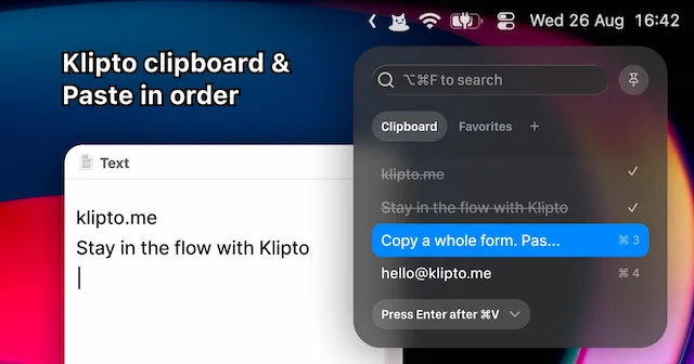 Klipto screenshot
