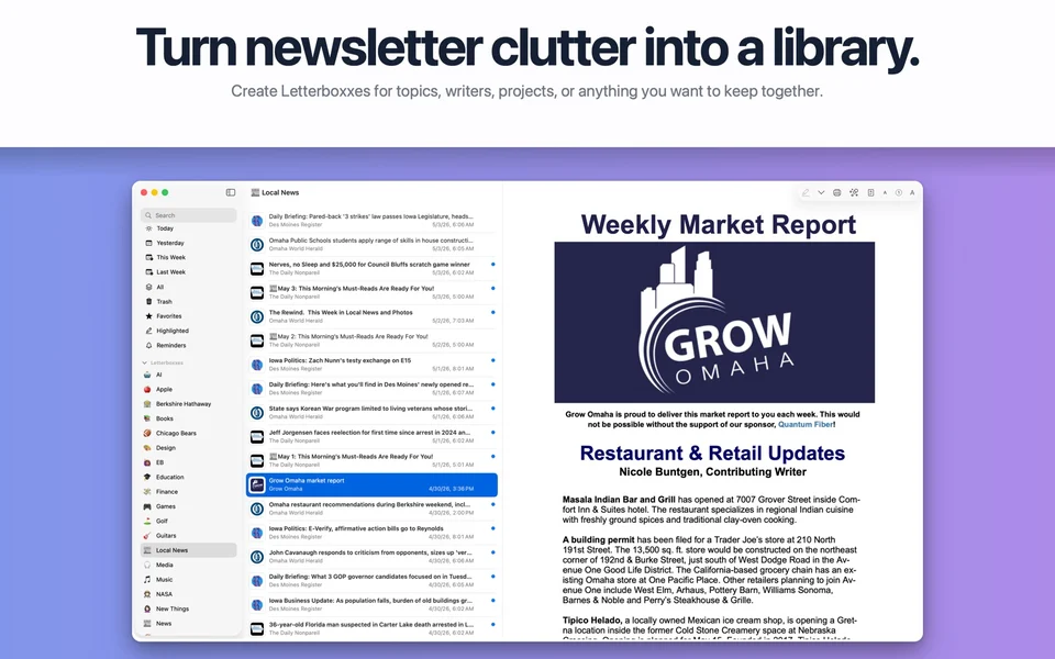 Letterboxx screenshot 3