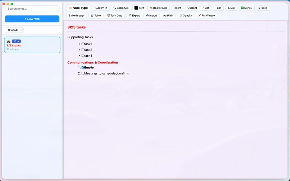 LiteNoted screenshot 3