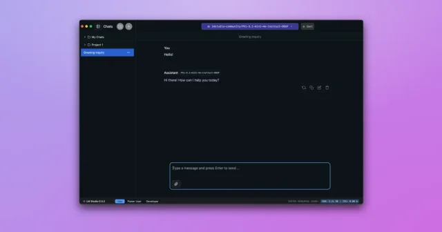 LM Studio screenshot