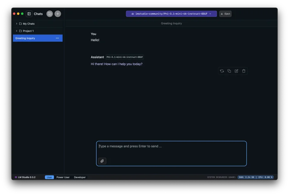LM Studio screenshot 2