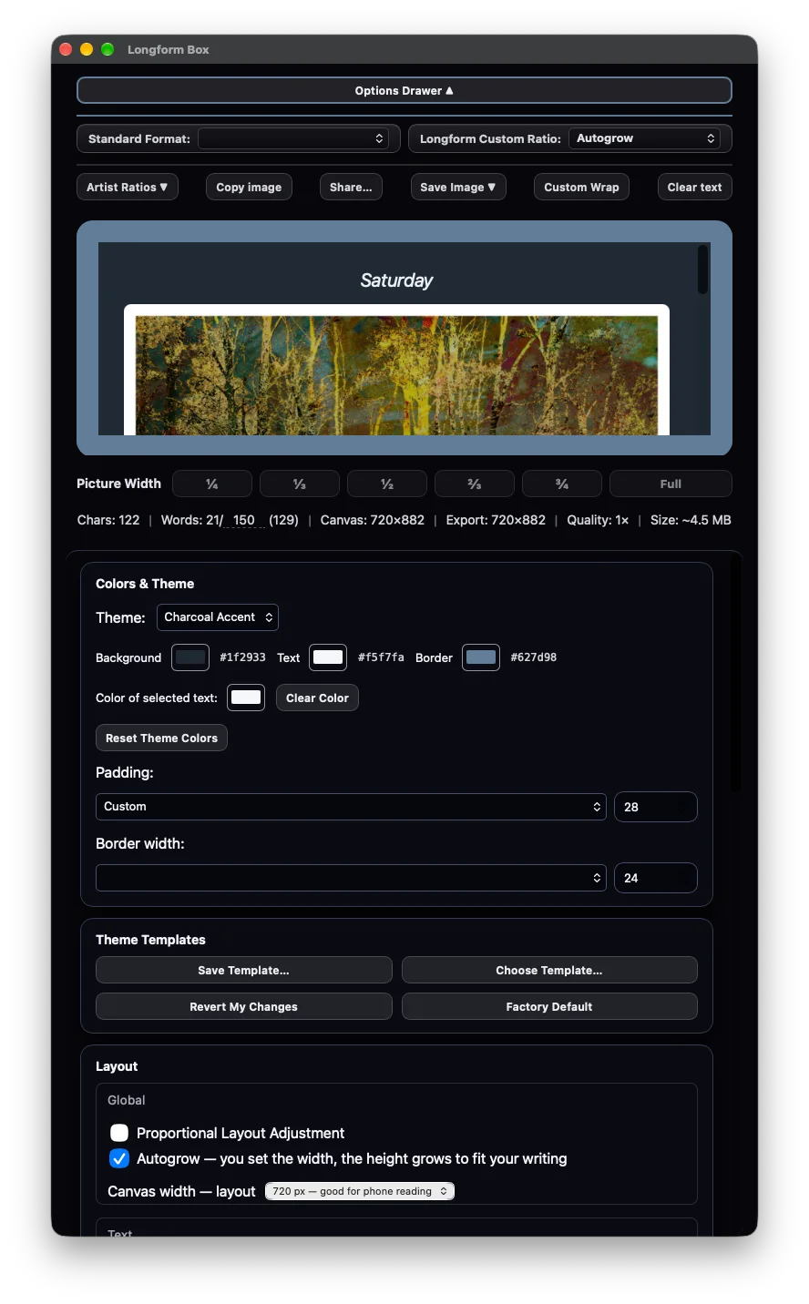 Longform Box screenshot 3