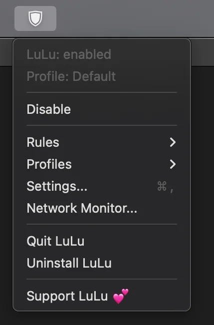 LuLu screenshot 3