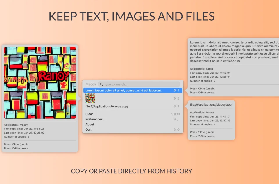 Maccy screenshot 4