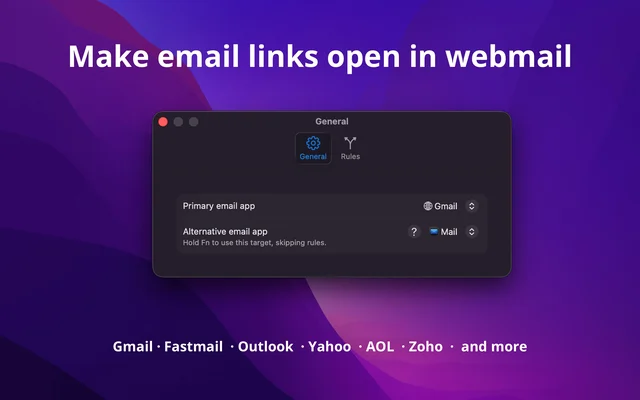 Mailway screenshot