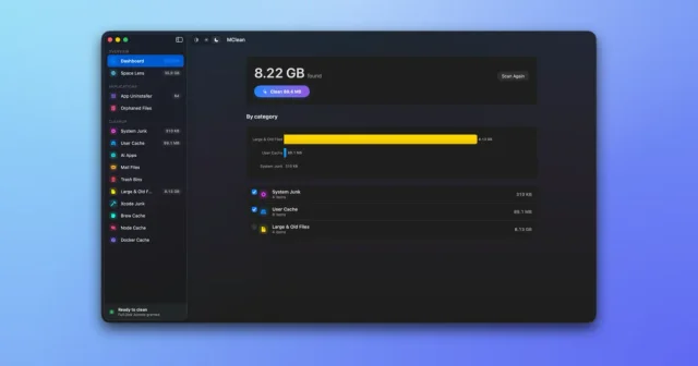 MClean screenshot 1
