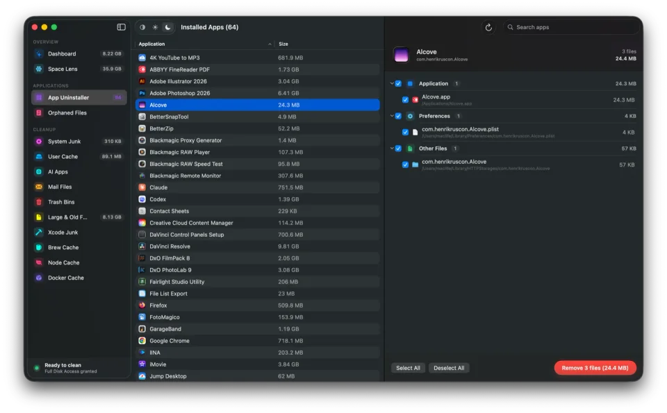 MClean screenshot 4