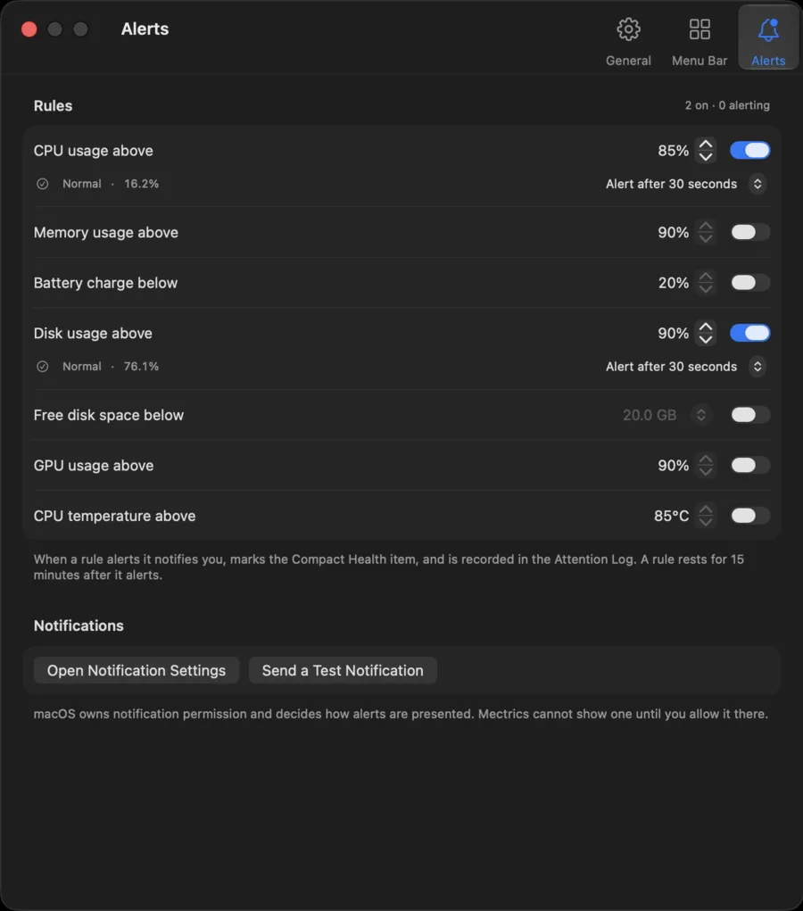 Mectrics screenshot 6