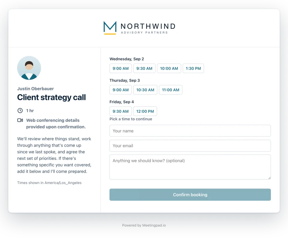 MeetingPad screenshot 3