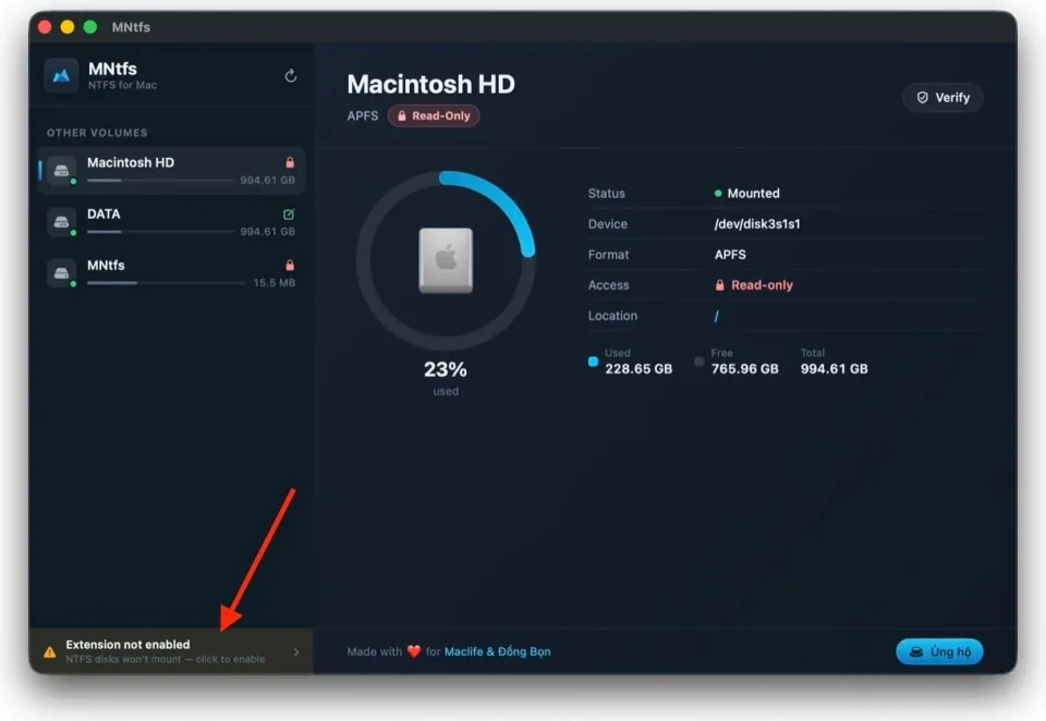 MNtfs screenshot 3