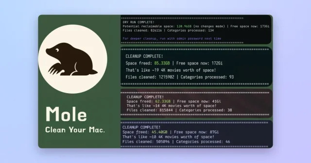 Mole screenshot