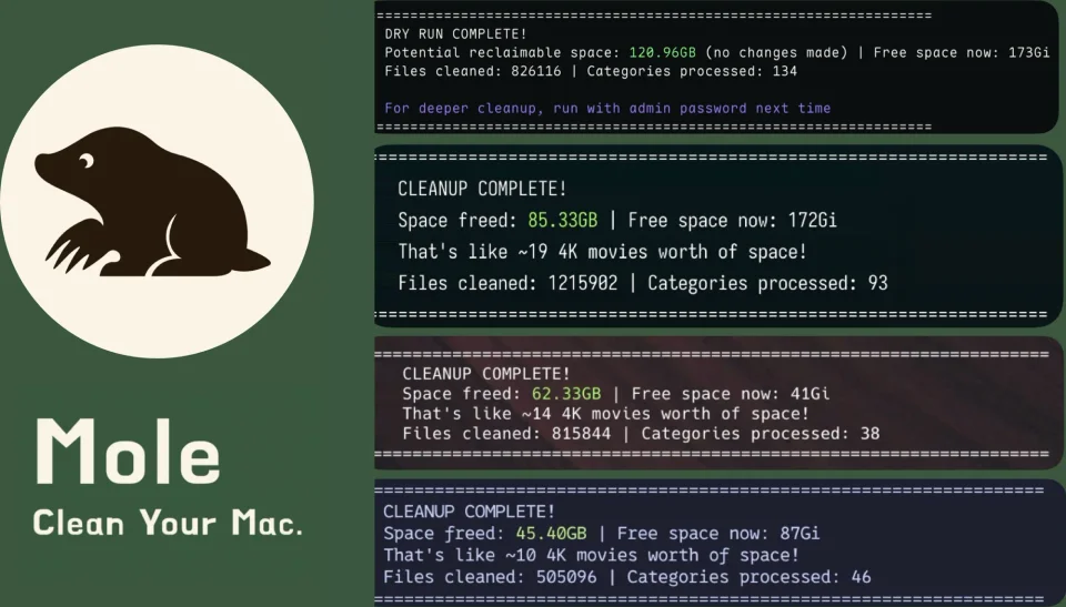 Mole screenshot 2