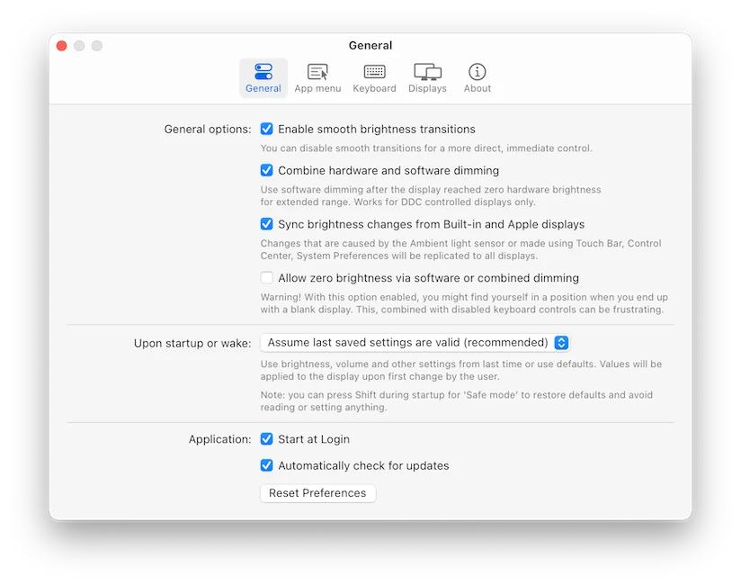 MonitorControl screenshot 2